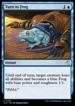 Turn to Frog⁣ - Ravnica: Cluedo Edition⁣ (Uncommon)⁣ [103]