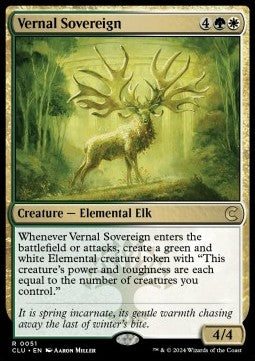 Vernal Sovereign⁣ - Ravnica: Cluedo Edition⁣ (Rare)⁣ [51]