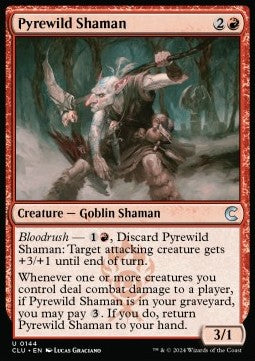 Pyrewild Shaman - Ravnica: Cluedo Edition (Uncommon) [CLU-144]