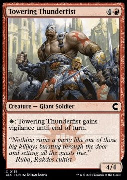 Towering Thunderfist⁣ - Ravnica: Cluedo Edition⁣ (Common)⁣ [151]