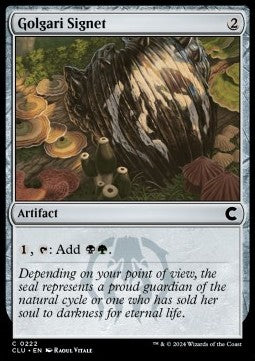 Golgari Signet - Ravnica: Cluedo Edition (Common) [CLU-222]