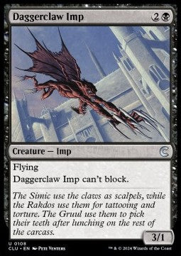 Daggerclaw Imp⁣ - Ravnica: Cluedo Edition⁣ (Uncommon)⁣ [108]
