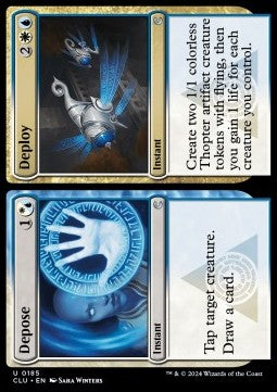 Depose // Deploy⁣ - Ravnica: Cluedo Edition⁣ (Uncommon)⁣ [185]