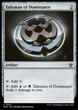 Talisman of Dominance⁣ - Commander: Murders at Karlov Manor⁣ (Uncommon)⁣ [242]