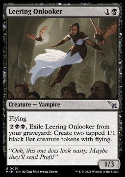 Leering Onlooker⁣ - Murders at Karlov Manor⁣ (Uncommon)⁣ [91]