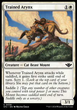 Trained Arynx⁣ - Outlaws of Thunder Junction⁣ (Common)⁣ [36]