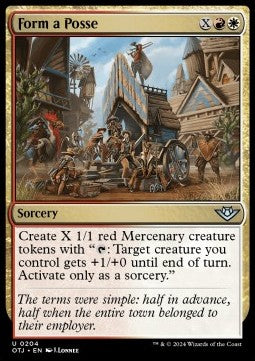 Form a Posse⁣ - Outlaws of Thunder Junction⁣ (Uncommon)⁣ [204]