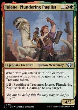 Jolene, Plundering Pugilist⁣ - Outlaws of Thunder Junction⁣ (Uncommon)⁣ [210]