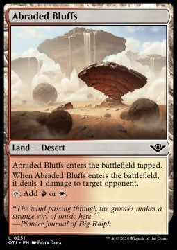 Abraded Bluffs⁣ - Outlaws of Thunder Junction⁣ (Land)⁣ [251]