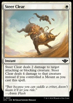Steer Clear⁣ - Outlaws of Thunder Junction⁣ (Common)⁣ [31]