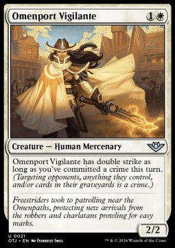 Omenport Vigilante⁣ - Outlaws of Thunder Junction⁣ (Uncommon)⁣ [21]
