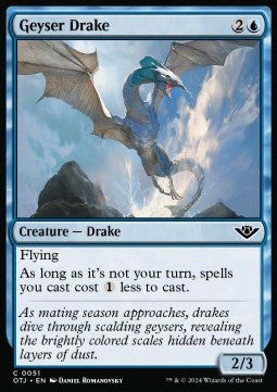 Geyser Drake⁣ - Outlaws of Thunder Junction⁣ (Common)⁣ [51]