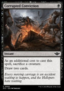 Corrupted Conviction⁣ - Outlaws of Thunder Junction⁣ (Common)⁣ [84]