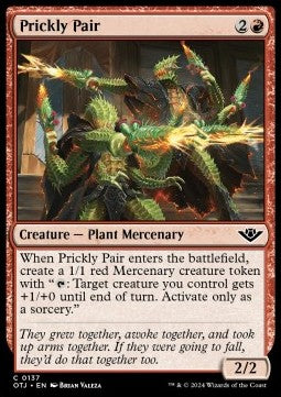 Prickly Pair⁣ - Outlaws of Thunder Junction⁣ (Common)⁣ [137]