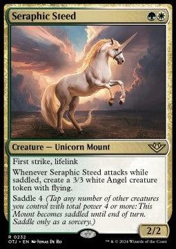 Seraphic Steed⁣ - Outlaws of Thunder Junction⁣ (Rare)⁣ [232]