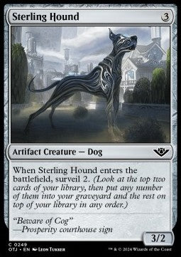 Sterling Hound⁣ - Outlaws of Thunder Junction⁣ (Common)⁣ [249]