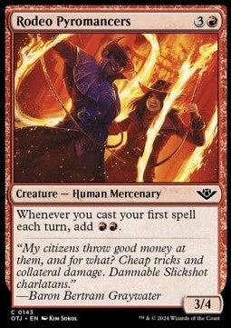 Rodeo Pyromancers⁣ - Outlaws of Thunder Junction⁣ (Common)⁣ [143]