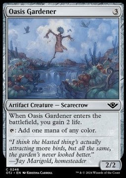 Oasis Gardener⁣ - Outlaws of Thunder Junction⁣ (Common)⁣ [246]
