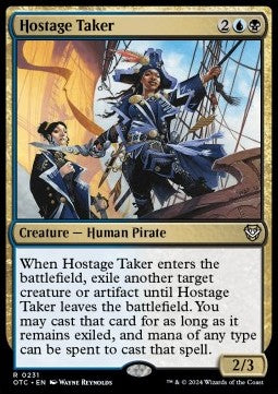 Hostage Taker⁣ - Commander: Outlaws of Thunder Junction⁣ (Rare)⁣ [231]