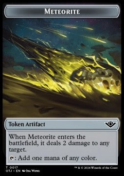 Meteorite Token - Outlaws of Thunder Junction: Tokens (Token) [TOTJ-T17]