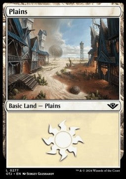 Plains (V.1)⁣ - Outlaws of Thunder Junction: Extras⁣ (Land)⁣ [277]