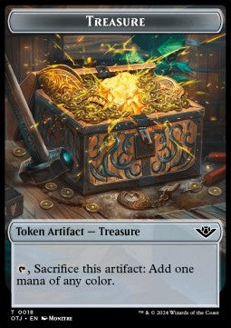 Treasure Token // Plot - Outlaws of Thunder Junction: Tokens (Token) [TOTJ-T 18/20]