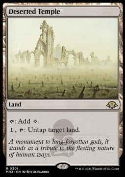 Deserted Temple⁣ - Modern Horizons 3⁣ (Rare)⁣ [301]