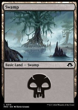 Swamp (V.2)⁣ - Modern Horizons 3⁣ (Land)⁣ [314]