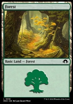 Forest (V.2)⁣ - Modern Horizons 3⁣ (Land)⁣ [318]