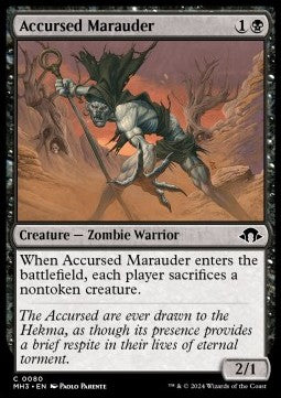Accursed Marauder⁣ - Modern Horizons 3⁣ (Common)⁣ [80]