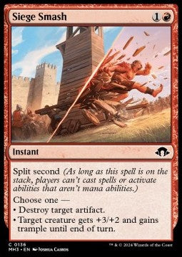 Siege Smash⁣ - Modern Horizons 3⁣ (Common)⁣ [136]