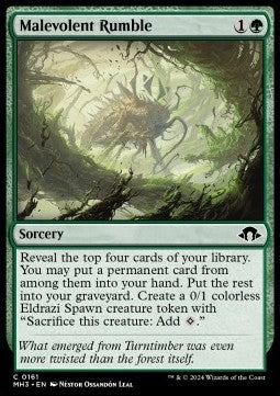 Malevolent Rumble⁣ - Modern Horizons 3⁣ (Common)⁣ [161]