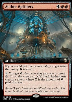 Aether Refinery (V.1)⁣ - Commander: Modern Horizons 3: Extras⁣ (Rare)⁣ [54]