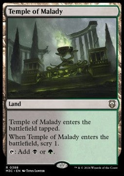 Temple of Malady⁣ - Commander: Modern Horizons 3⁣ (Rare)⁣ [388]