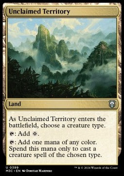 Unclaimed Territory⁣ - Commander: Modern Horizons 3⁣ (Uncommon)⁣ [399]