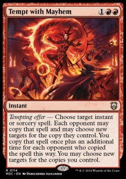 Tempt with Mayhem⁣ - Commander: Modern Horizons 3⁣ (Rare)⁣ [114]