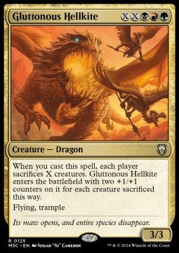Gluttonous Hellkite⁣ - Commander: Modern Horizons 3⁣ (Rare)⁣ [125]