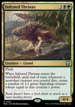 Infested Thrinax⁣ - Commander: Modern Horizons 3⁣ (Rare)⁣ [126]