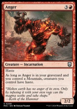 Anger⁣ - Commander: Modern Horizons 3⁣ (Uncommon)⁣ [208]