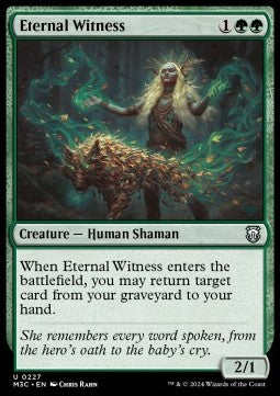 Eternal Witness⁣ - Commander: Modern Horizons 3⁣ (Uncommon)⁣ [227]