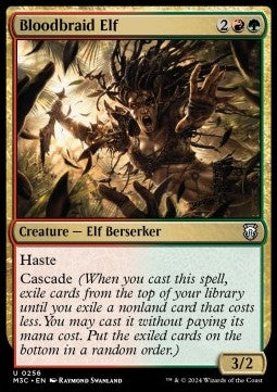 Bloodbraid Elf⁣ - Commander: Modern Horizons 3⁣ (Uncommon)⁣ [256]