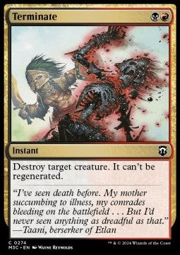 Terminate⁣ - Commander: Modern Horizons 3⁣ (Common)⁣ [274]