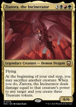 Ziatora, the Incinerator⁣ - Commander: Modern Horizons 3⁣ (Mythic)⁣ [279]