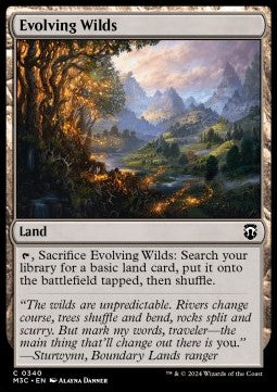 Evolving Wilds⁣ - Commander: Modern Horizons 3⁣ (Common)⁣ [340]