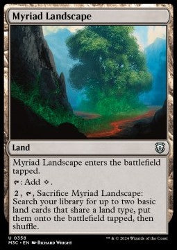 Myriad Landscape⁣ - Commander: Modern Horizons 3⁣ (Uncommon)⁣ [358]