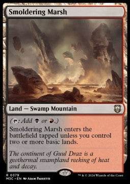 Smoldering Marsh⁣ - Commander: Modern Horizons 3⁣ (Rare)⁣ [379]