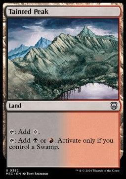 Tainted Peak⁣ - Commander: Modern Horizons 3⁣ (Uncommon)⁣ [382]