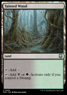 Tainted Wood⁣ - Commander: Modern Horizons 3⁣ (Uncommon)⁣ [383]