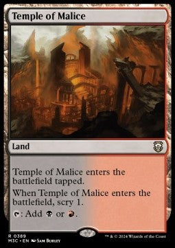 Temple of Malice⁣ - Commander: Modern Horizons 3⁣ (Rare)⁣ [389]
