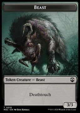 Beast Token (B 3/3) // Shapeshifter Token (U 2/2) (V.1)⁣ - Modern Horizons 3: Tokens⁣ (Token)⁣ [CT 10/8]